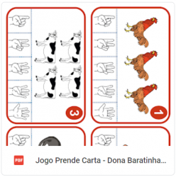 Jogo Prende Carta Dona Baratinha