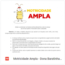 Motricidade Ampla Dona Baratinha